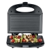 Sandwichmaker / grillplaat 750 Watt Zwart