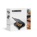 Panini grill en contactgrill met antiaanbaklaag en oververhittingsbeveiliging 1000W Zwart