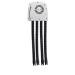 Schoen- / Laarsendroger 120 min timer 350W Wit / Zwart