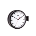 176224 Wandklok 38 cm Analoog Zwart/Wit