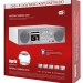 DABMAN i450 Hybride Stereo Radio DAB+ / FM / Internet /Bluetooth Wit-Zilver