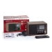 i110 Wi-Fi internetradio met mediaspeler Functie Houtlook