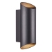 Nico Ronde 22 Wandlamp Zwart