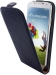 26739 Mobiparts Vintage Flip Case Samsung Galaxy S4 Navy Blue