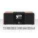 DIRA S32i CD EWF Multifunctionele Stereo Radio met CD-speler DAB+ / FM / Internet / Bluetooth Hout