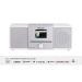 DIRA S32i CD EWF Multifunctionele Stereo Radio met CD-speler DAB+ / FM / Internet / Bluetooth Wit