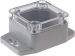 RND 455-00263 Kunststof behuizing 50 x 52 x 35 mm Lichtgrijs PC IP65