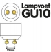 35mm MR11 LED-reflectorlamp GU10 4 Watt 240 lm 2700K