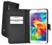 37640 Mobiparts Premium Wallet Case Samsung Galaxy S5 / S5+ Black
