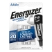 Lithium Batterij AAA | 1.5 V DC | 1250 mAh | 2-Blister | Zilver