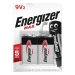 Alkaline-Batterij 9V | 6LR61 | 2-Blister | Zilver
