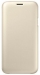 Samsung Galaxy J7 (2017) Wallet Cover Gold