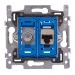 EDB02 CD Coax TV /Data RJ45 stopcontact,Niko compatibel,Telenet /VOO