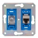 EDC2000 CD Modulaire coax en data wandcontactdoos NL