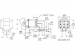 HAAKSE VERTICALE ROCKERSCHAKELAAR VOOR PCB 3PDT ON-OFF-ON