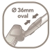 AZE112 Advanced Precicsion Flexpro™ Mondstuk - Ovale Aansluiting - 36 mm
