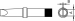 Soldeerstift Platte Vorm 4.6 mm