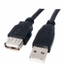 Standaard USB 2.0 verlengkabel 1.80 meter