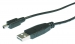 CABLE-163 USB 2.0 USB A - 4p mini USB B zwart 1.80 m