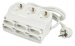 9-voudige stekkerdoos euro / schuko wit