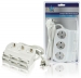 9-voudige stekkerdoos euro / schuko wit