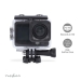 Action Cam | Dubbel scherm | 1080p@30fps | 12 MPixel | Waterbestendig tot: 30.0 m | 70 min | Wi-Fi | App beschikbaar voor: Android™ / IOS | Mounts inbegrepen | Zwart