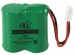 Oplaadbare NiMH Batterij Pack 2.4 V 300 mAh 1-Blister