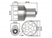 WITTE 12V LED LAMP VOOR AUTO, 12 LEDS (1st/blister)