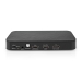 Digitale Audioconverter | 2-wegs | Input: DC Power / 1 x HDMI™ Input | Output: 1x 3,5 mm / 1x TosLink / 3x HDMI™ Output | Automatisch / Drukknop | Antraciet