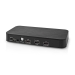 Digitale Audioconverter | 2-wegs | Input: DC Power / 1 x HDMI™ Input | Output: 1x 3,5 mm / 1x TosLink / 3x HDMI™ Output | Automatisch / Drukknop | Antraciet