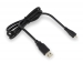 USB 2.0 oplaad/datakabel A male - micro B male 1 meter