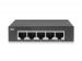 10/100/1000 Mbps netwerkschakelaar 5 poorten - metalen ontwerp