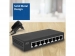 10/100/1000 Mbps netwerkschakelaar 8 poorten - metalen ontwerp