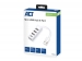 USB 2.0 hub mini 4-poorts wit