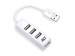 USB 2.0 hub mini 4-poorts wit