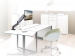 Monitorarm office met gasveer, 1 scherm