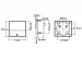 ANALOGE PANEELMETER VOOR DC STROOMMETINGEN 3A DC / 70 x 60mm