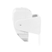 Bewegingsmelder met Alarm | Batterij Gevoed | 3x AAA/LR03 | 80 dB | Detectiebereik: 1.10 m | Detectiehoek: 10 ° | Plafond / Wand | Wit