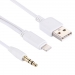 LIGHTNING AUDIO KABEL MET USB