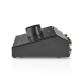 Analoge Audio-Switch | 3 poort(en) | Input: 3x (2x RCA Female) | Output: 1x (2x RCA Female) | Manueel | Metaal | Zwart
