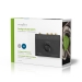 Analoge Audio-Switch | 3 poort(en) | Input: 3x (2x RCA Female) | Output: 1x (2x RCA Female) | Manueel | Metaal | Zwart
