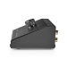 Analoge Audio-Switch | 4-Poorts poort(en) | Input: 1x 3,5 mm / 3x (2x RCA Female) | Output: 1x (2x RCA Female) | Manueel | Metaal | Zwart