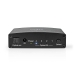 Digitale Audio-Switch | 4-wegs | Input: DC Power / 4x TosLink | Output: TosLink Female | Afstandsbediening / Drukknop / Manueel | Metaal | Zwart