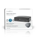 Digitale Audio-Switch | 4-wegs | Input: DC Power / 4x TosLink | Output: TosLink Female | Afstandsbediening / Drukknop / Manueel | Metaal | Zwart