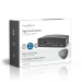 Digitale Audio-Switch | 4-wegs | Input: DC Power / 4x TosLink | Output: TosLink Female | Afstandsbediening / Drukknop / Manueel | Metaal | Zwart