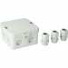 BK35075 Attema AK1 Opbouwdoos + 3 stuks M20 wartels IP65