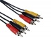 3 x RCA PLUG MANNELIJK NAAR 3 x RCA PLUG MANNELIJK / 1.2m