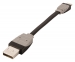 Data en Oplaadkabel Apple Lightning - USB A Male 0.10 m Zwart