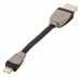 Data en Oplaadkabel Apple Lightning - USB A Male 0.10 m Zwart