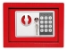 ELEKTRONISCHE KLUIS - 23 x 17 x 17 cm - ROOD